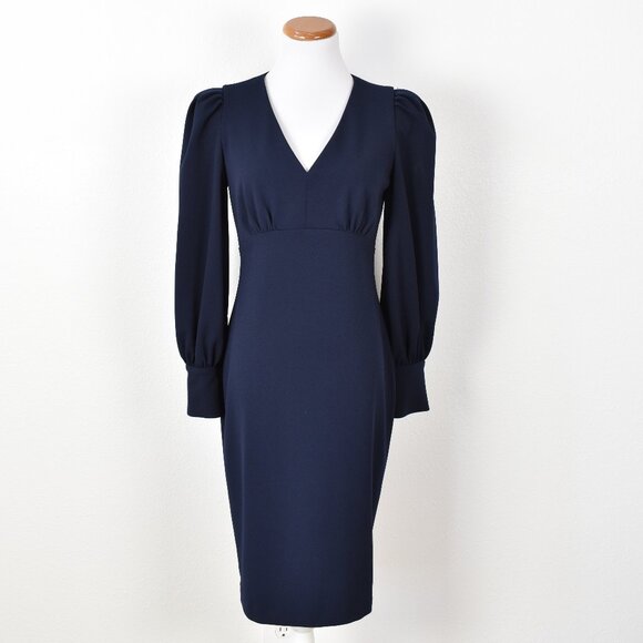 Calvin Klein Dresses & Skirts - Calvin Klein Long Sleeve Sheath Dress Navy - 6